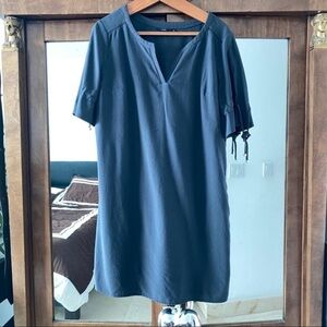 Dress marine blue 14 Kiabi short sleeves pit to pit 22